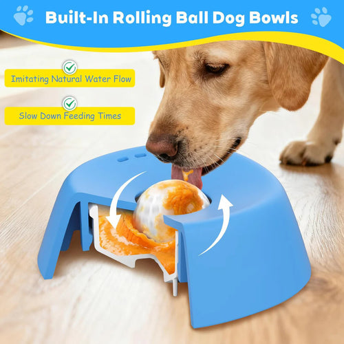 Slow Feeder Lick Bowl - Anti-Gulp Design for Healthier Eating